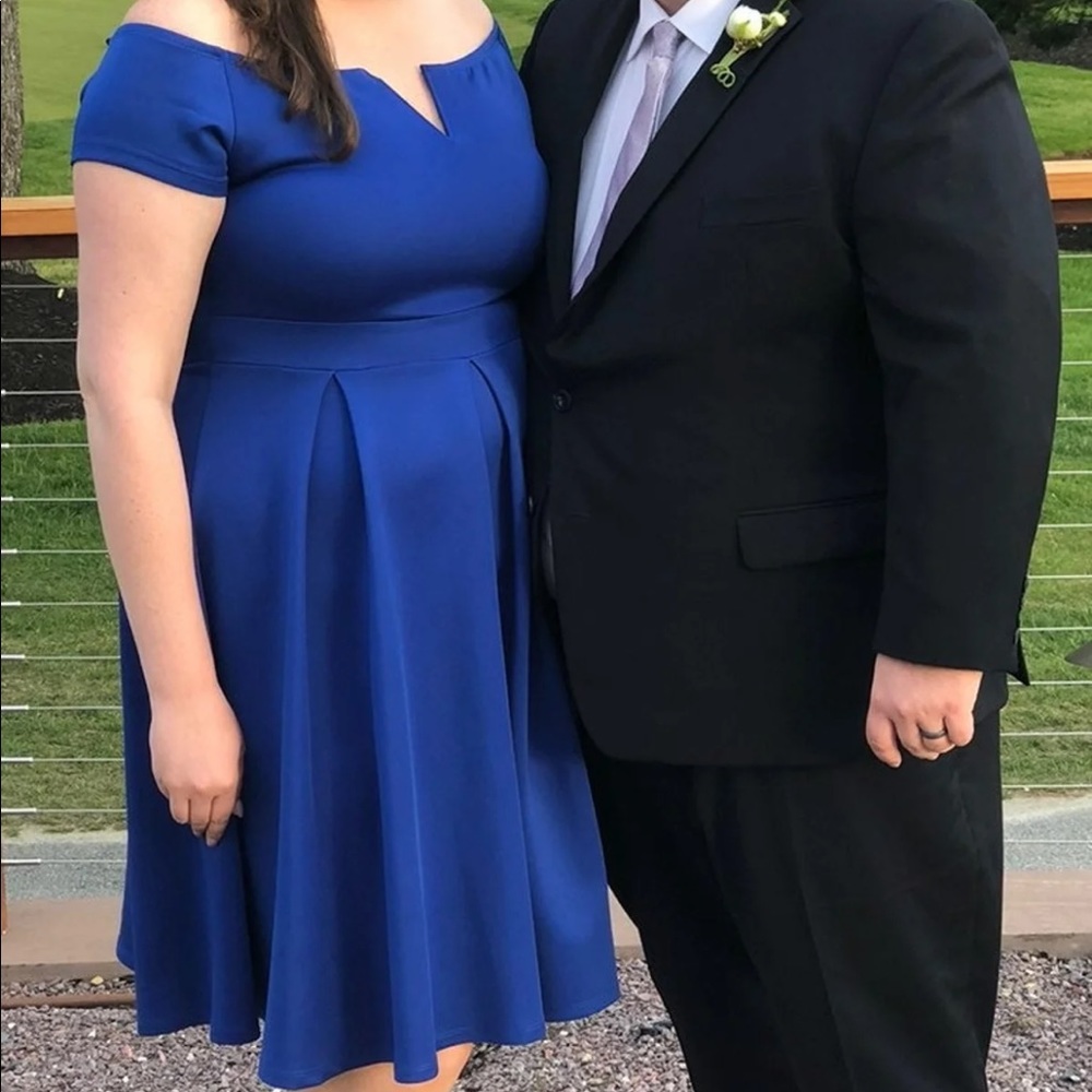 Blue dress